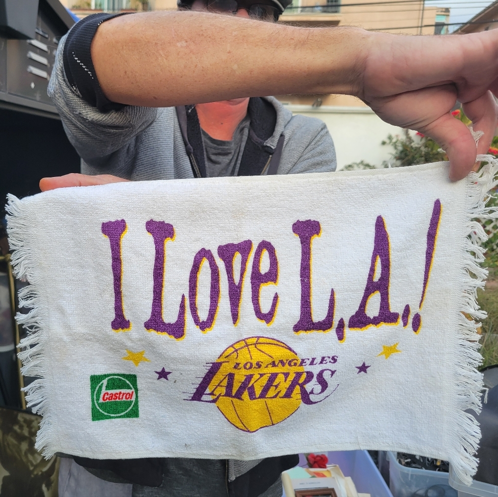 Lakers game towel